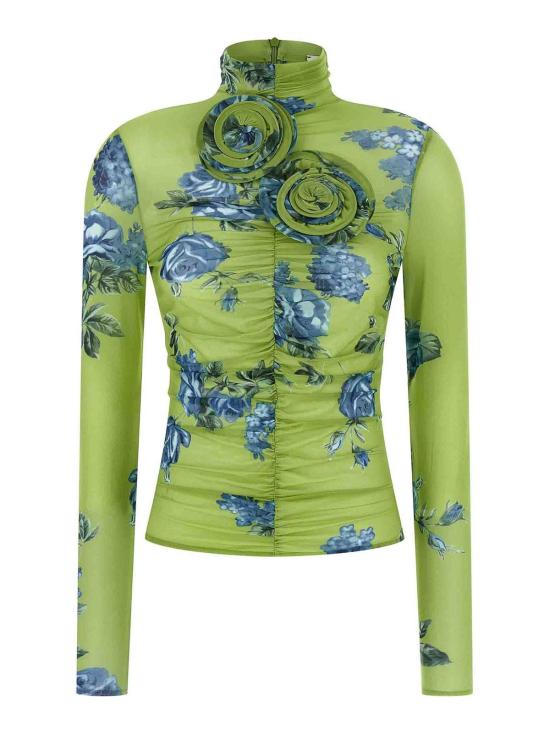 25FW 마그다뷰트림 민소매 티셔츠 214725GREEN Green