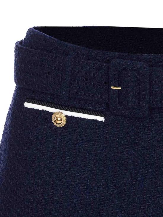 25FW 셀프 포트레이트 숏 스커트 034PBLUE Blue - SELF PORTRAIT