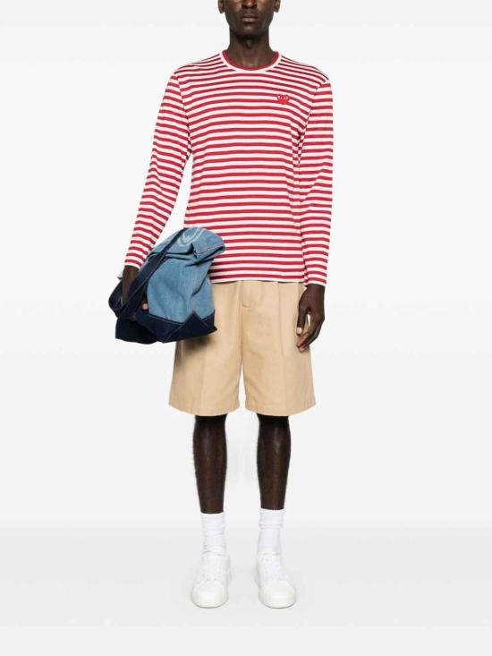  꼼데가르송 반팔 티셔츠 AXT164D4 Red - COMME DES GARCONS