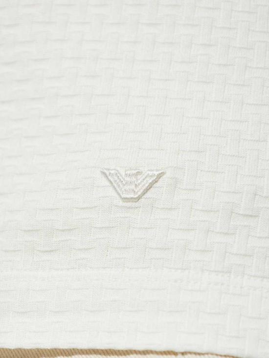 25FW 엠포리오 아르마니 폴로 티셔츠 EM003012AF10762F0135 White - EMPORIO ARMANI