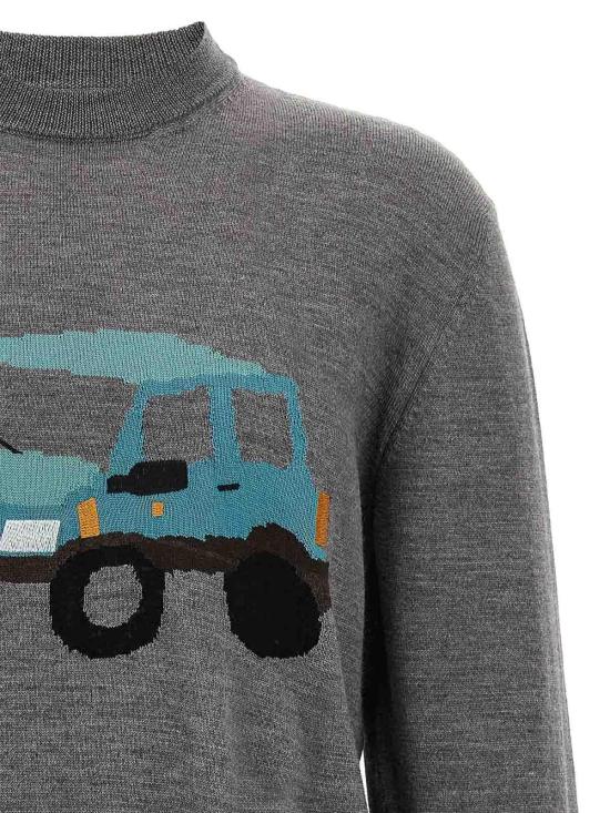 25FW 마리아노 스웨터 MGFW25SW060733341 Grey - MAGLIANO