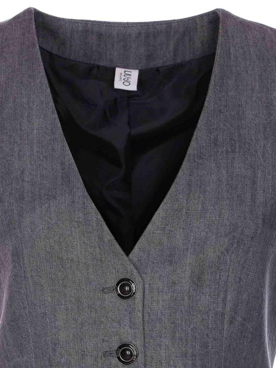  리우조 베스트 UF5226D026687457 Grey - LIU JO