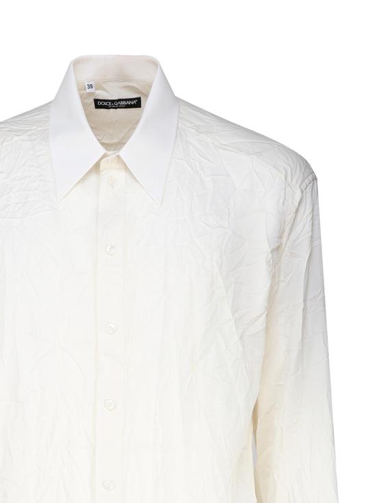  돌체앤가바나 긴팔 셔츠 G5IT7TFUABFW0001 White - DOLCE & GABBANA