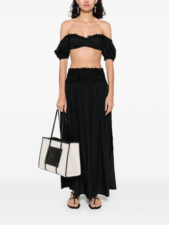 25SS 에르마노 설비노 민소매 티셔츠 D464L611OVZ95708 Black - ERMANNO SCERVINO