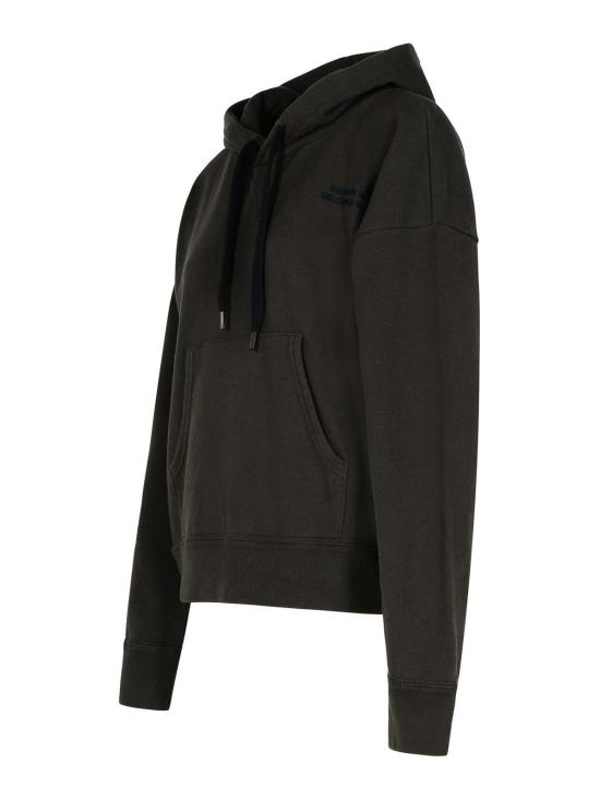 25SS 이자벨마랑 실라 로고 후드 티셔츠 SW0102FAA2M41I02FK Black - ISABEL MARANT