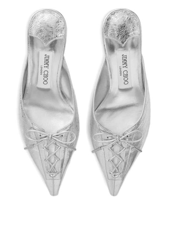 25FW 지미추 뮬/슬리퍼 SCARLETTMULE50BYKSILVER Silver - JIMMY CHOO