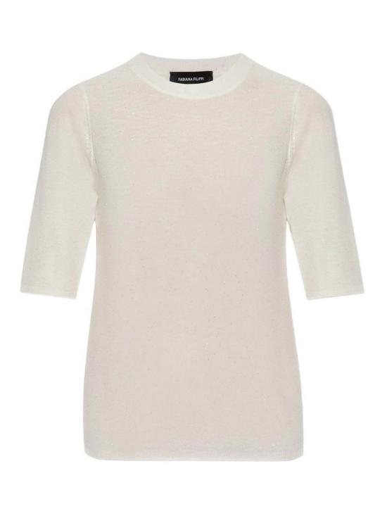 25FW 파비아나 필리피 스팽글 디테일 울 스웨터 MAD215F088L5570142 White