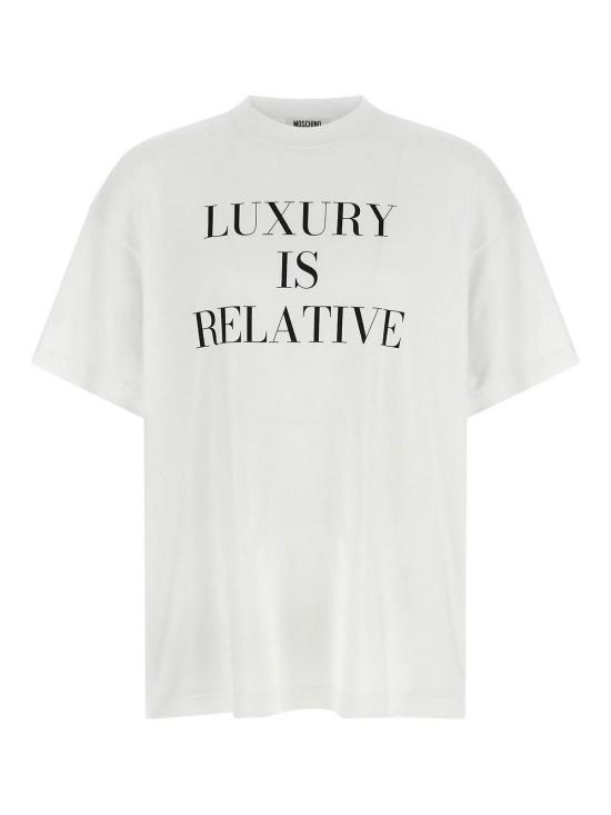 26FW 모스키노 반팔 티셔츠 070154421001 White