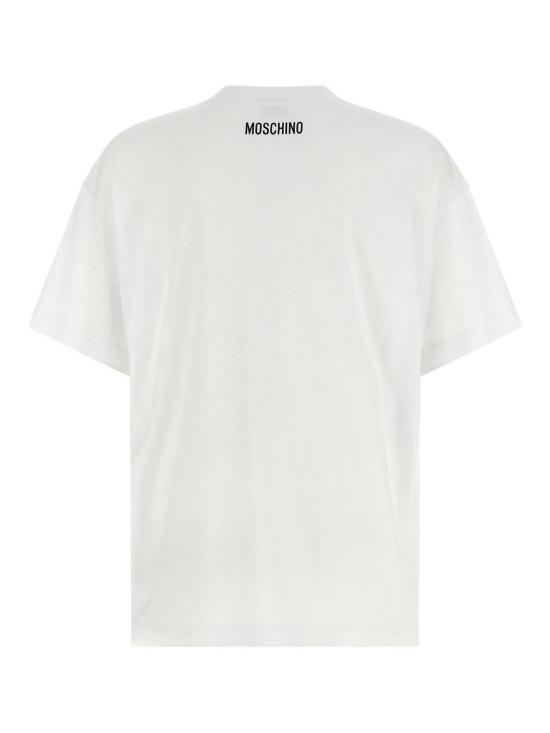 26FW 모스키노 반팔 티셔츠 070154421001 White - MOSCHINO