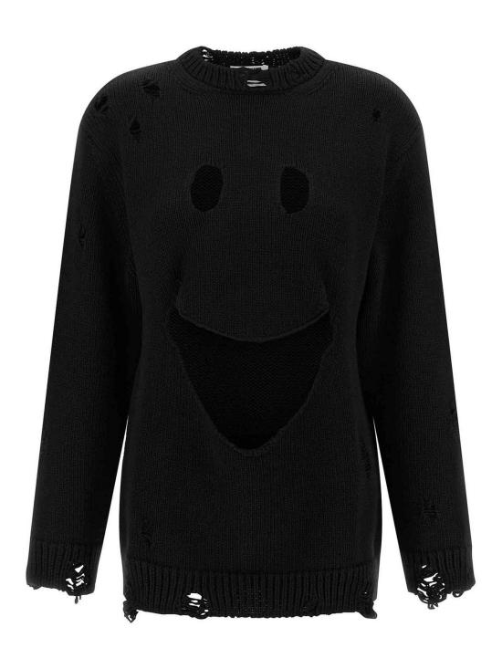 25FW 모스키노 스웨터 092254050555 Black