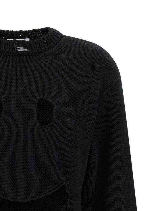 25FW 모스키노 스웨터 092254050555 Black - MOSCHINO