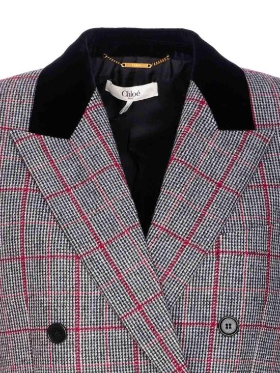 25FW 끌로에 수트 자켓 25AVE64097905 Grey - CHLOE