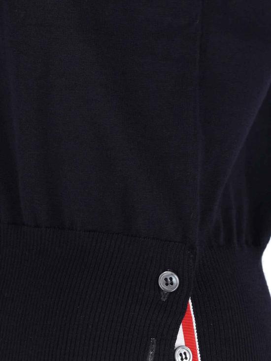 26SS 톰브라운 파인 메리노 울 4바 티셔츠 FKA471BY1014415 - THOM BROWNE