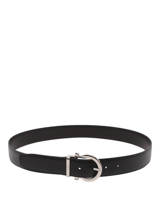 26SS 살바토레 페라가모 가죽 벨트 675140679781NERO Black