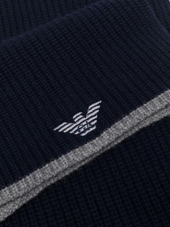  엠포리오 아르마니 비니 628004CC98400035 Blue - EMPORIO ARMANI