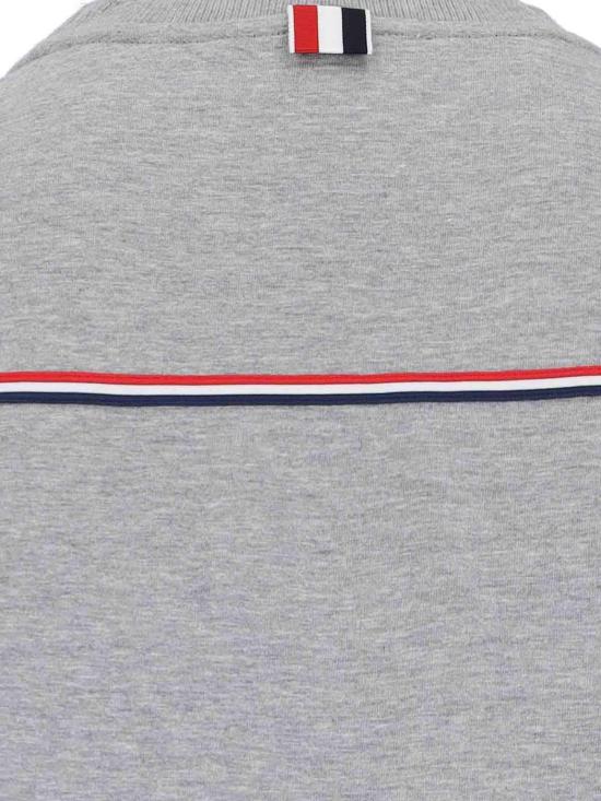 25FW 톰브라운 반팔 티셔츠 MJS288A00042055 Grey - THOM BROWNE