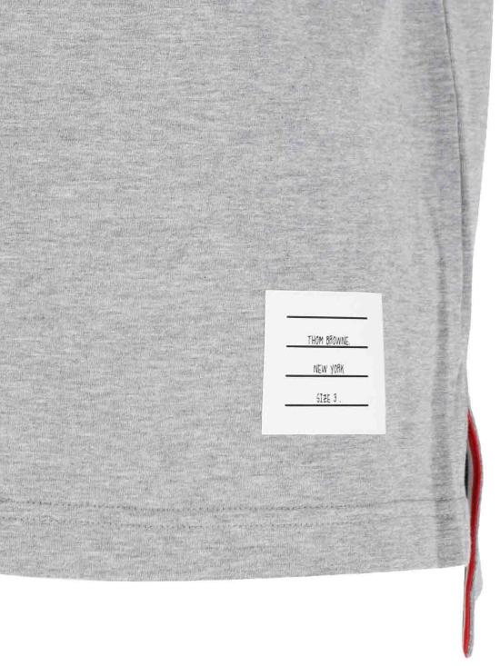 25FW 톰브라운 반팔 티셔츠 MJS288A00042055 Grey - THOM BROWNE