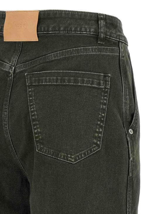 25FW 누드 스트레이트 팬츠 1103W2561812 Black - NUDE