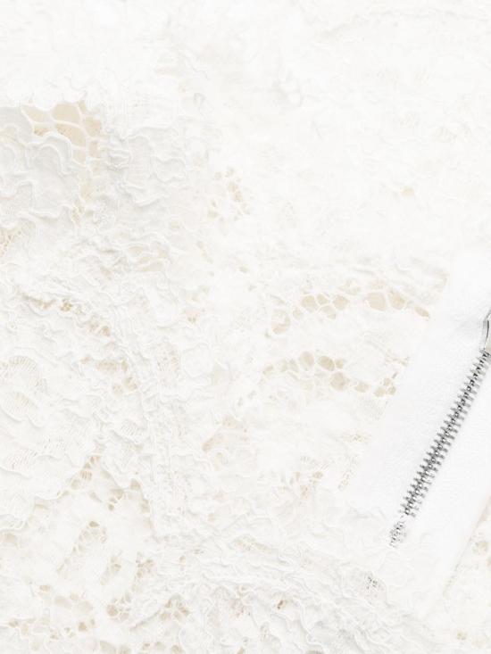  돌체앤가바나 미디 스커트 F6ATYTFLRE1W0001 White - DOLCE & GABBANA