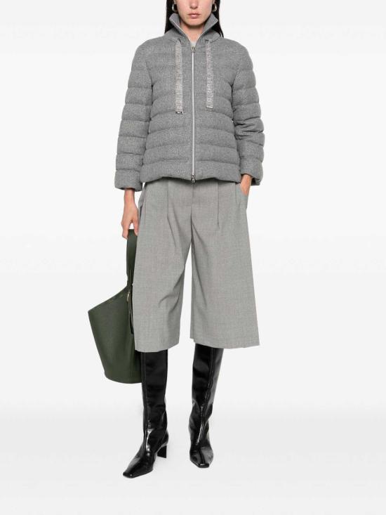  에르노 루센트 캐시미어 울 리조트 케이프 PI00136DR33444R9406 Light Grey - HERNO