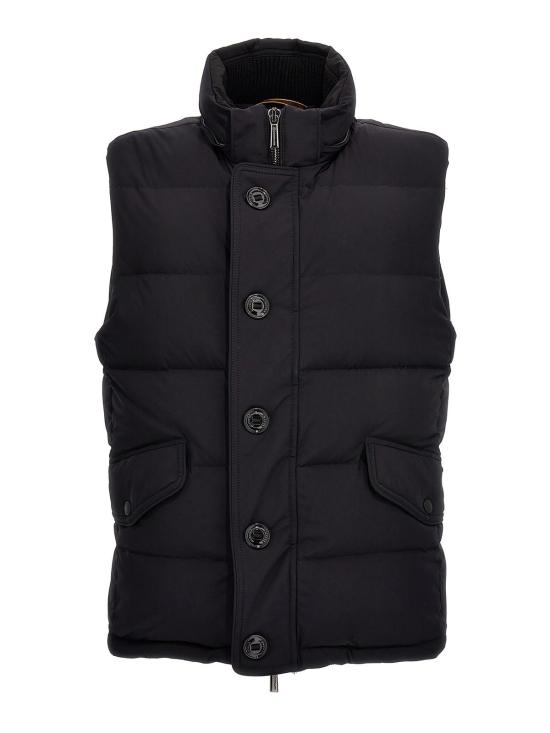 26FW 무레르 포스콜로 KNM 패디드 봄버 니트 자켓 FOSCOLOKNMU0402 BLUE - MOORER