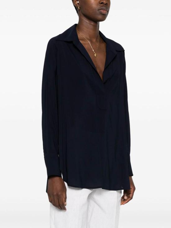 26SS 알베르토비아니 블라우스 MM894VI008180 Blue - ALBERTO BIANI