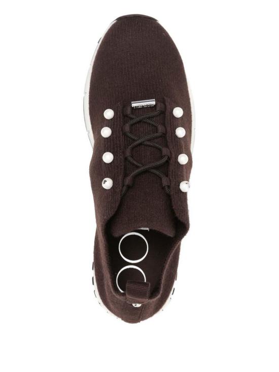 25FW 지미추 스니커즈 VELESPZGCHOCOLATE Brown - JIMMY CHOO