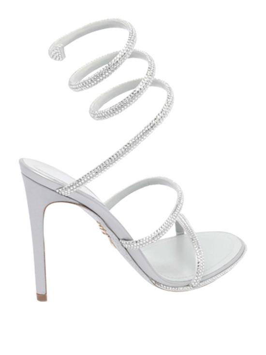 26SS 르네 카오빌라 힐/펌프스 C12538105R001V232 Silver - RENE CAOVILLA