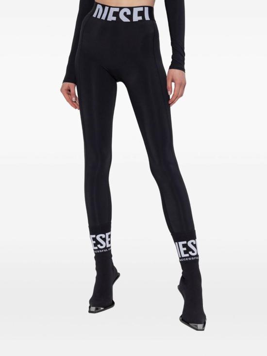 25FW 디젤 애들라인-D-팝 레깅스 A182790PLAR9XX Black - DIESEL