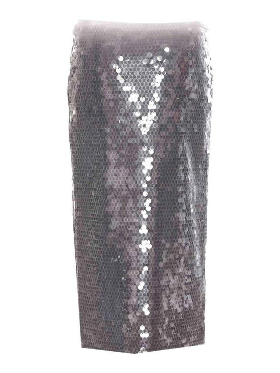  스포트막스 미디 스커트 2512771022600TOANO005 Silver - SPORTMAX