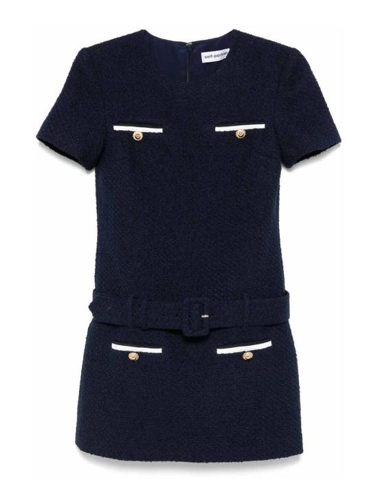  셀프 포트레이트 숏 원피스 PF25034SBLUE Blue