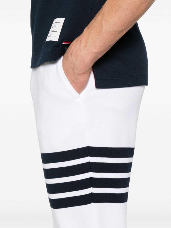  톰브라운 트레이닝/조거 팬츠 MJQ230A00535104 White - THOM BROWNE