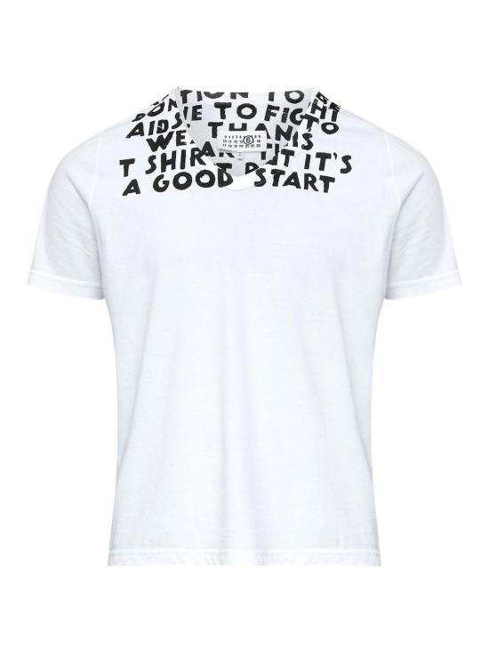 26SS MM6 메종마르지엘라 반팔 티셔츠 SH2GC0022M20115100 White