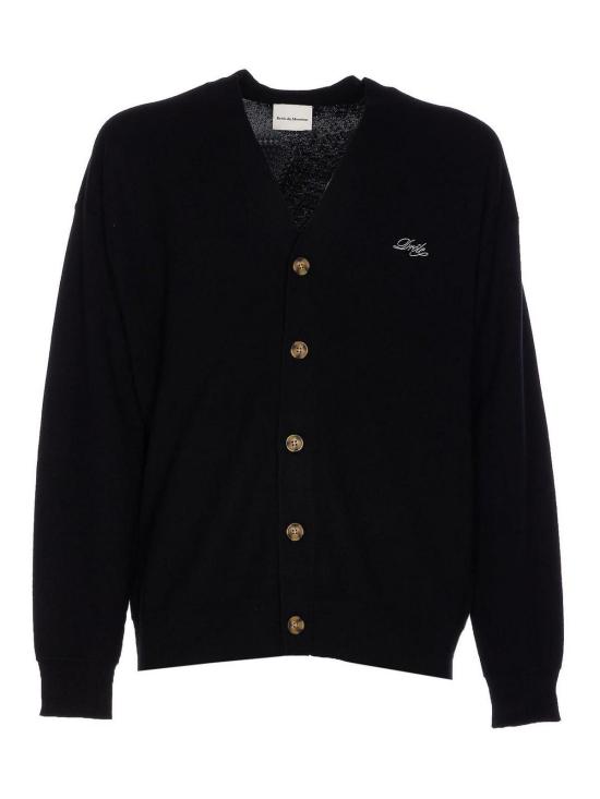 25FW 드롤드무슈 가디건 CA123WO007BL Black