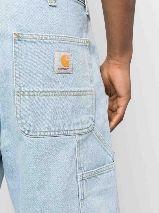 26SS 칼하트 스트레이트 팬츠 I03202601A3 Blue - CARHARTT