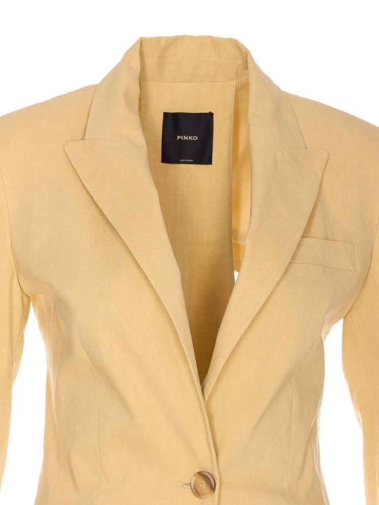  핑코 자켓 104818A0IMC23 Yellow - PINKO