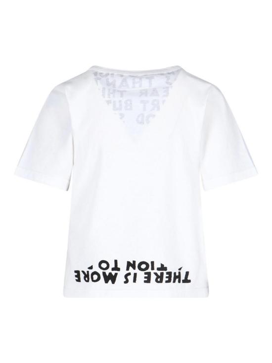  MM6 메종마르지엘라 반팔 티셔츠 S62GD0203M20108100 White - MM6 MAISON MARGIELA