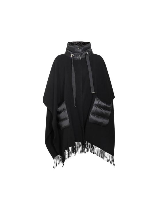 26FW 에르노 퀼티드 포켓 판초 GC00066DR333959300 BLACK