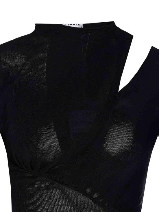 25FW 셀프 포트레이트 민소매 티셔츠 086TBLACK Black - SELF PORTRAIT