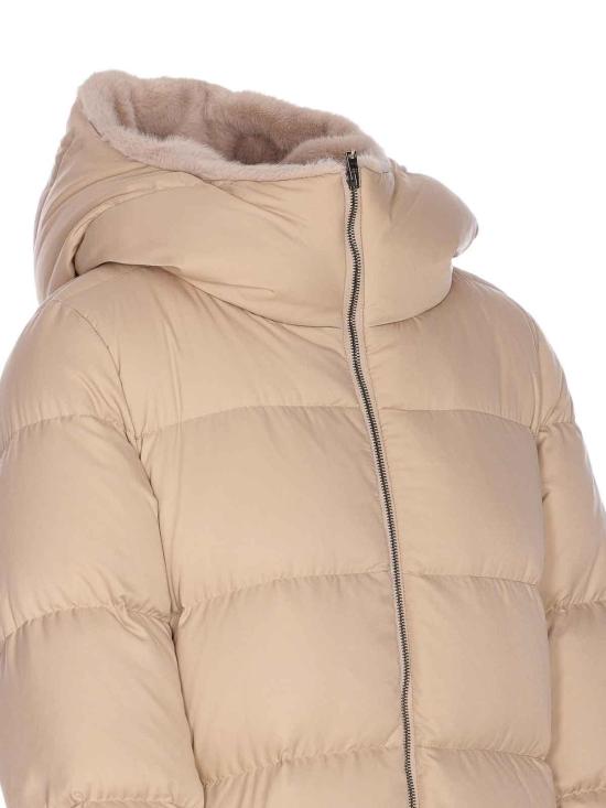  에르노 아렌델레 & 뉴 레이디 포 퍼 A 셰이프 다운 자켓 PI001948D12414Z1980 Beige - HERNO