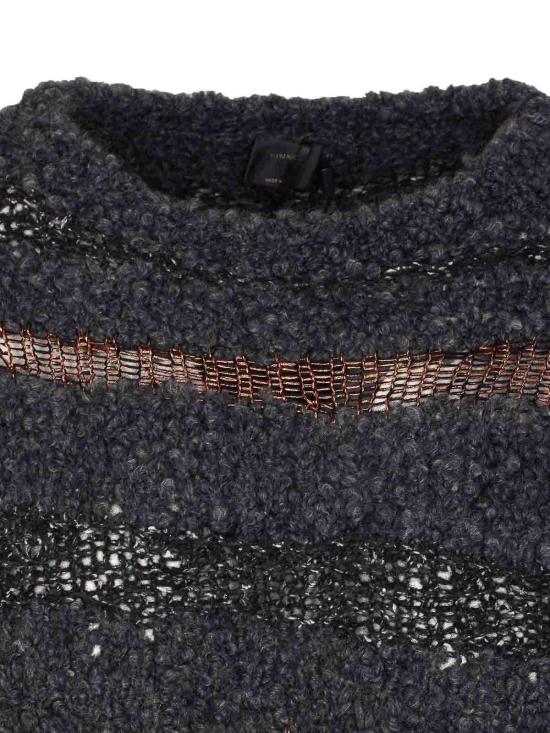 25FW 핑코 긴팔 티셔츠 105688A2U3ZI9 Grey - PINKO