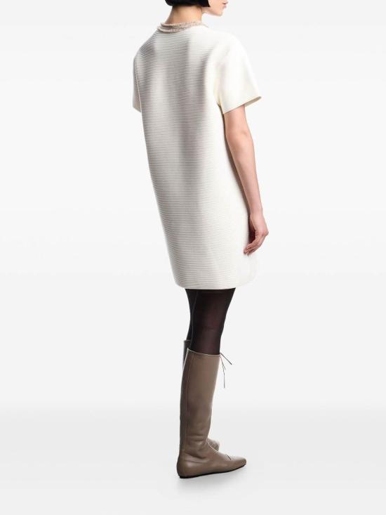26FW 엠포리오 아르마니 숏 원피스 EW001237AF18159M0001 White - EMPORIO ARMANI