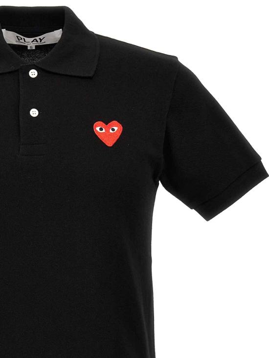 26FW 꼼데가르송 폴로 티셔츠 AXT0061 Black - COMME DES GARCONS