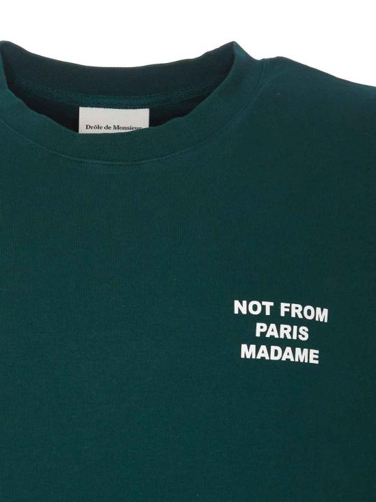 26SS 드롤드무슈 반팔 티셔츠 TS203CO002DGN Green - DROLE DE MONSIEUR