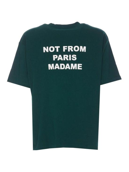 26SS 드롤드무슈 반팔 티셔츠 TS203CO002DGN Green - DROLE DE MONSIEUR