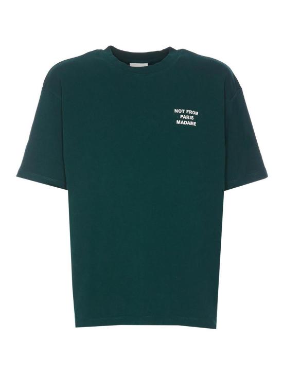26SS 드롤드무슈 반팔 티셔츠 TS203CO002DGN Green