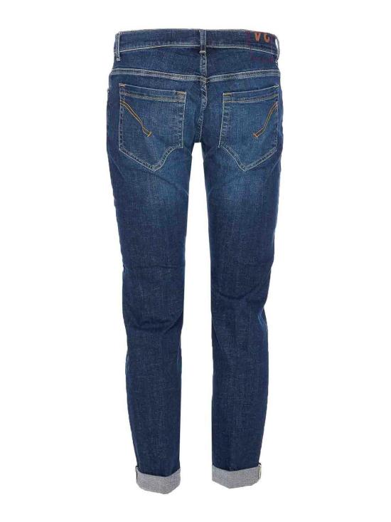  돈답 스트레이트 팬츠 UP232DSK316UJ12800 Blue - DONDUP