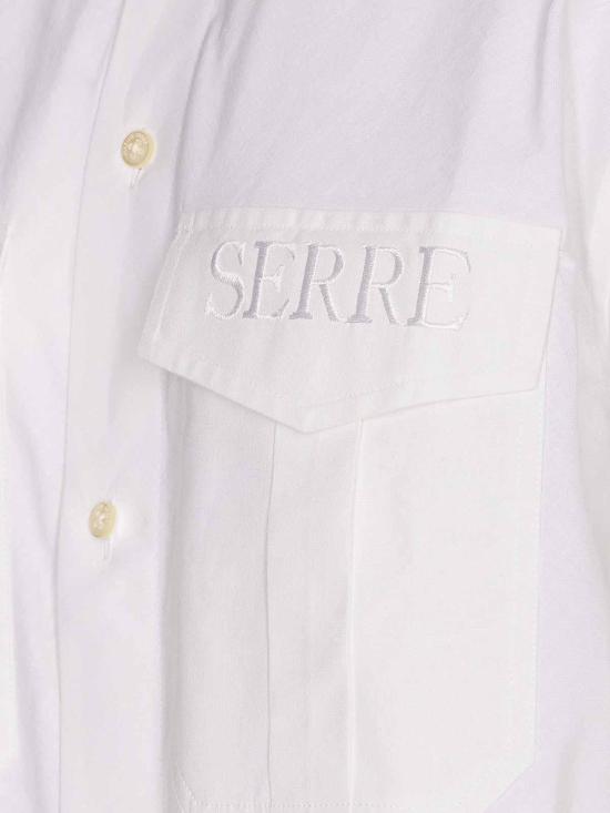  마린세르 블라우스 USI022AWH20 White - MARINE SERRE