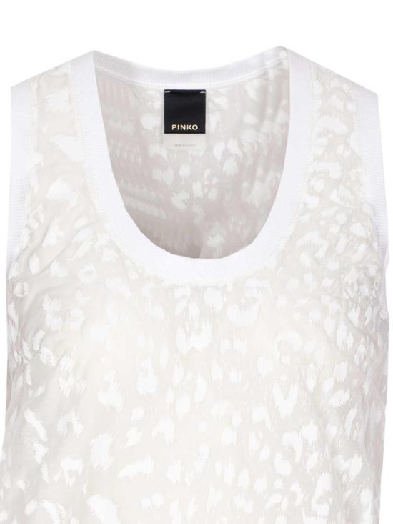  핑코 민소매 티셔츠 105260A2MNZ04 White - PINKO