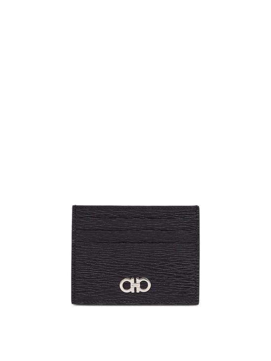 25FW 살바토레 페라가모 간치니 크레딧 카드 홀더 66A302698914004 Black